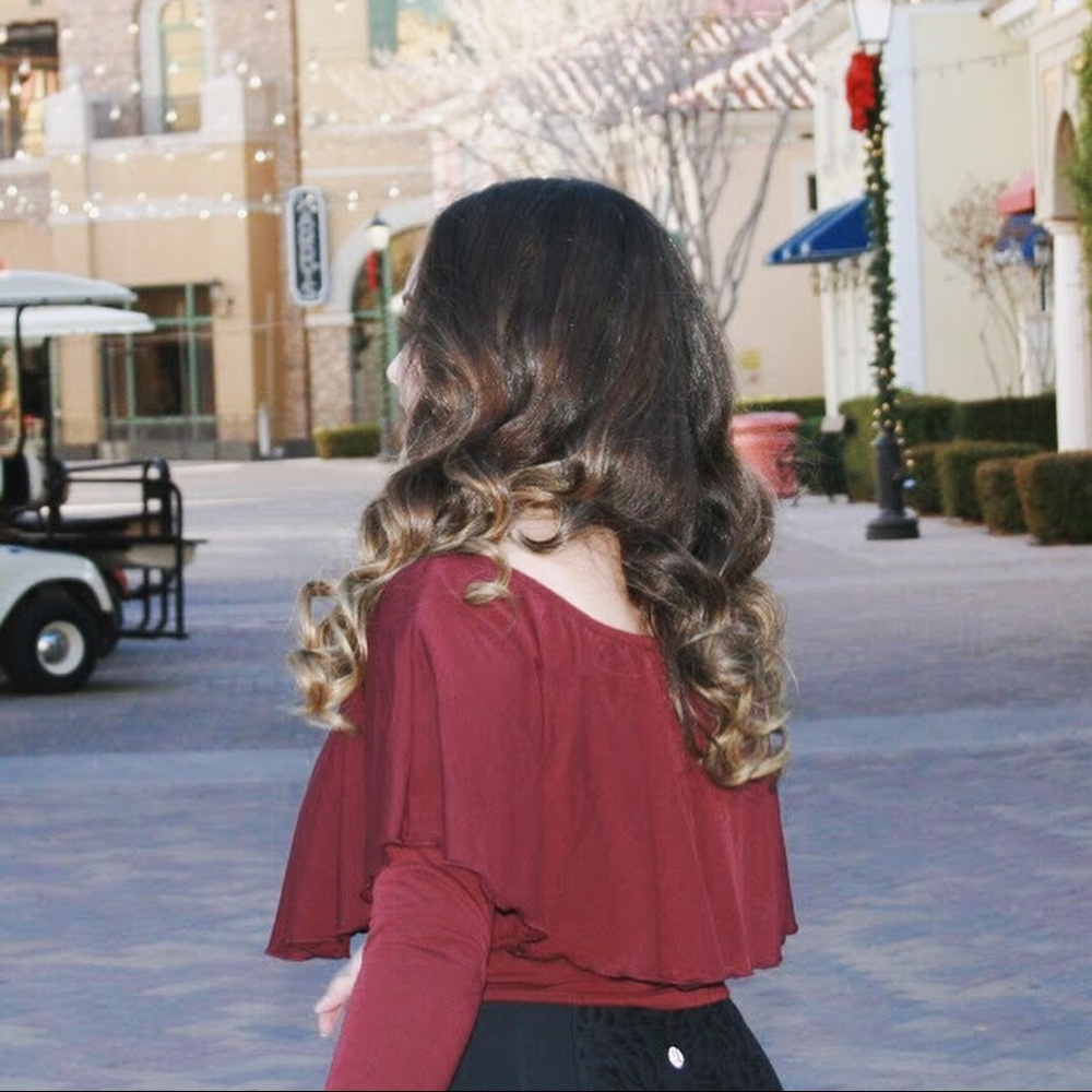 Forever 21 long sleeve crop top